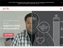 Tablet Screenshot of hirevue.com